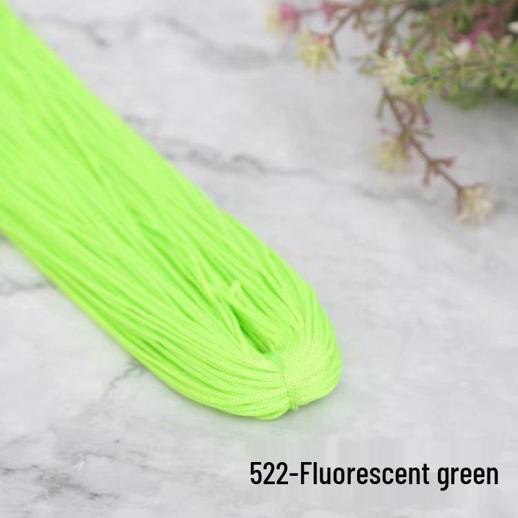 1mm Fine Ice Silk Crochet & Knitting Thread – Ideal for DIY Bags, Sandals, or Summer Hats