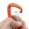 2 Stück Hochfeste D-Form Karabiner Schnalle Haken 12KN Sicherheitsverschluss Outdoor Abenteuer Ausrüstung Zubehör.