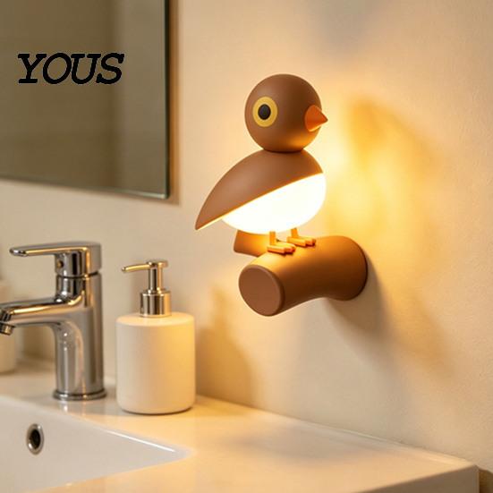 Lucky Bird Night Light Magnetic Light, Motion Sensor Wall Lamp with USB Soft Eye-protecting Charging, Stick On Cordless Closet for Hallway,