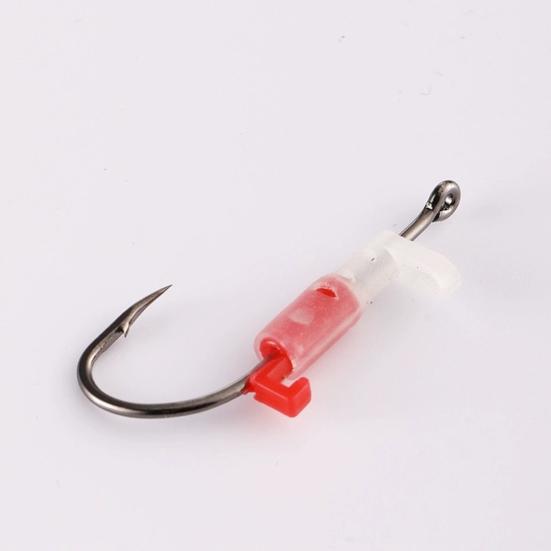3/5/10/15/20Pcs Luminous Live Shrimp Fixing Hook Heavy Duty Glow-in-the-dark Barbed Fishhook Freshwater Saltwater Catfish Bass Fishing Hook