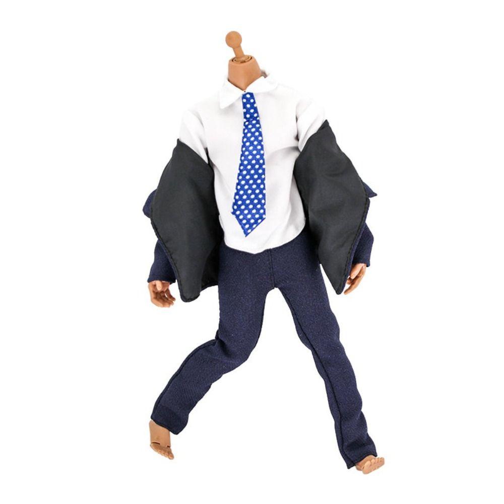 Casual Suit Male Doll Shirt Pants Top Coat 1/6 Doll Clothes Man Doll Suit Clothes  30cm Doll
