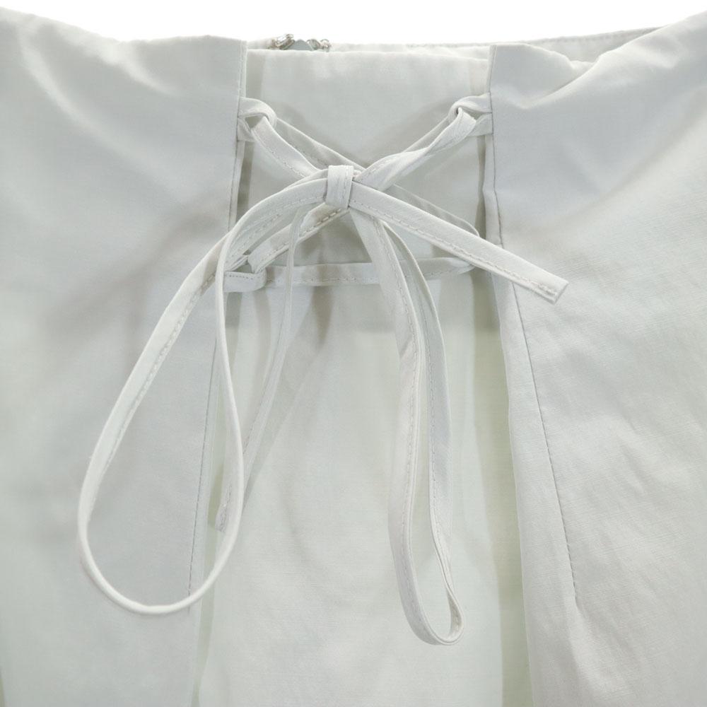 JIL SANDER made in Italy Mimole length skirt 44 gray NAVY Women Used