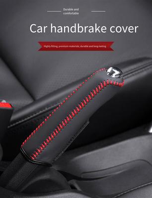 Car Leather Gears Handbrake Cover for Toyota Land Cruiser Prado 150 Avensis Prius Crown For Subaru Forester XV
