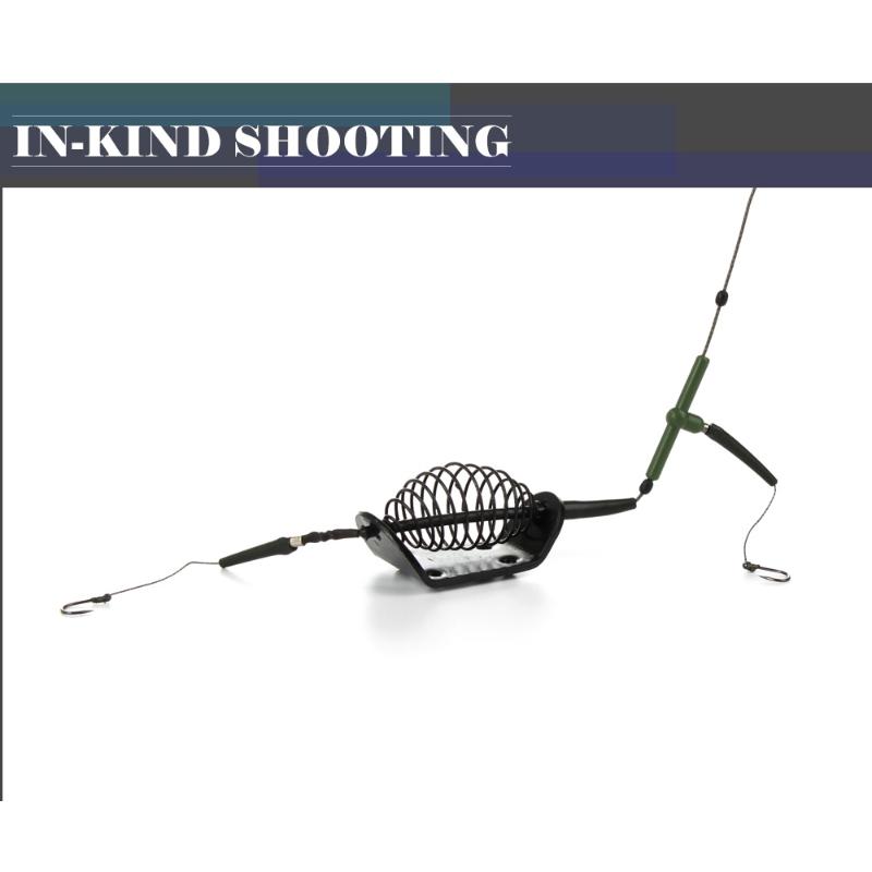 Fiskeagnbur 20 g 30 g fiskeagn lokke kobberfelle kurvmaterholder med kroker Karpe fiskeutstyr tilbehør