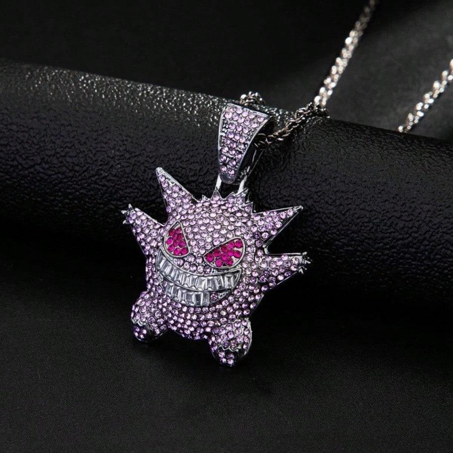 1pcs crystal pendant necklace,jewelry accessories gift,party decoration,street hip hop necklace,halloween gift