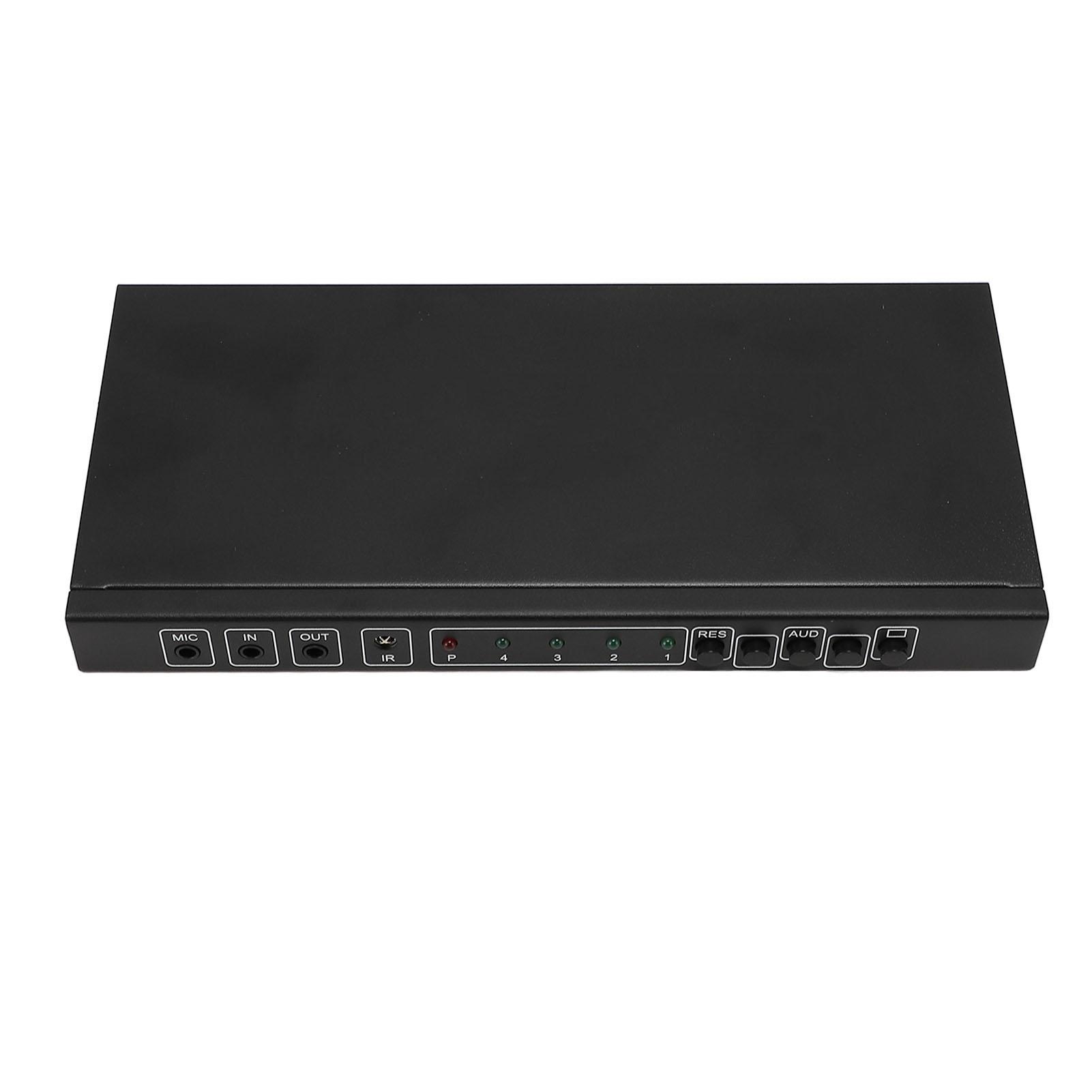 

Интерфейс мультимедиа HD Multi Viewer Switch 4x1 Поддержка 4K 30 Гц с картой видеозахвата USB3.0 для