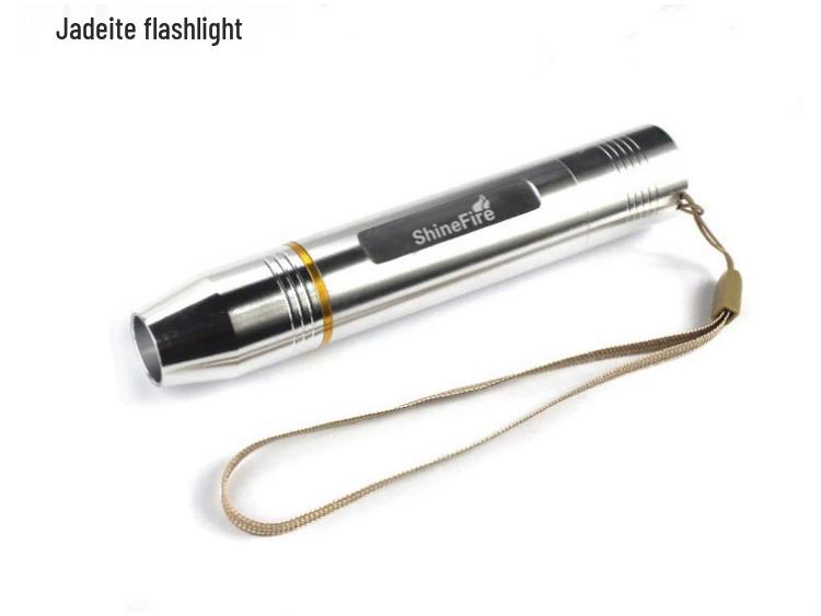 Rechargeable Aluminum Alloy Jadeite Identification Flashlight