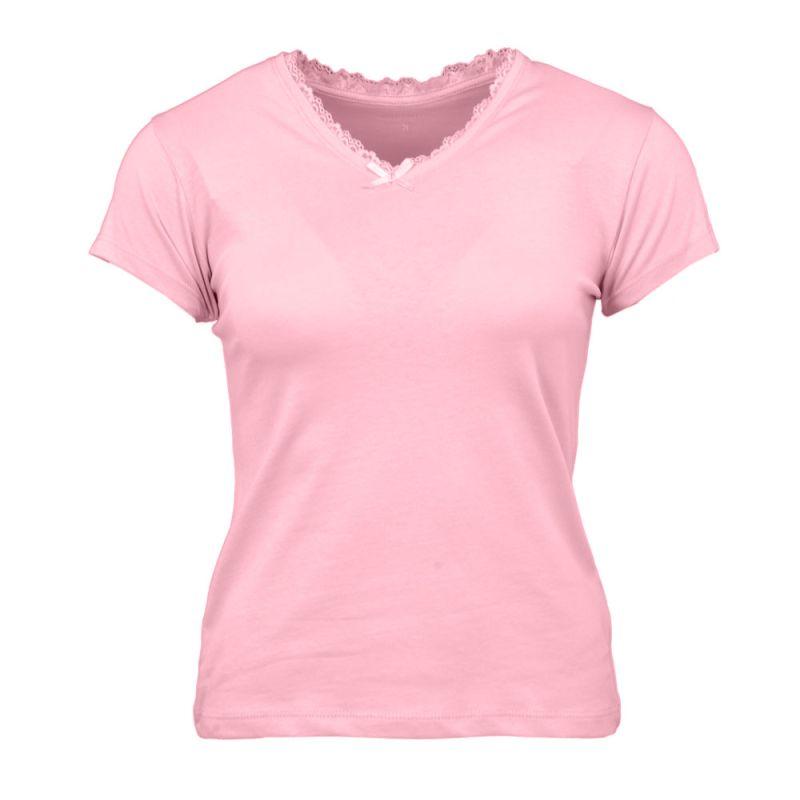 Tee shirt col v venezia avec dentelle Femme CHANTAL THOMASS