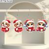 Christmas Gift-Animals Collection Acrylic Women's Fashionable Drop Earrings, Cute Cat & Dog Shape Designed Earrings for Women's Daily Wear