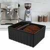 Large Capacity Coffee Grounds Tapping Box Rectangular Coffee Grind Waste Bin Coffee Knock Box  Cafe