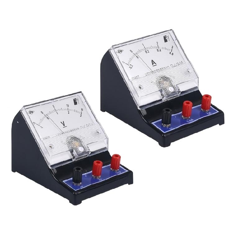 Practical D C Ampere Meter Light Weight Simple Connection Terminals For Various Circuit Test Double Scale Analog Ammeter