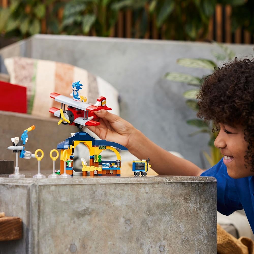 LEGO Sonic the Hedgehog Tails' Lab and Tornado Toy Building Set for Kids Ages 6-9