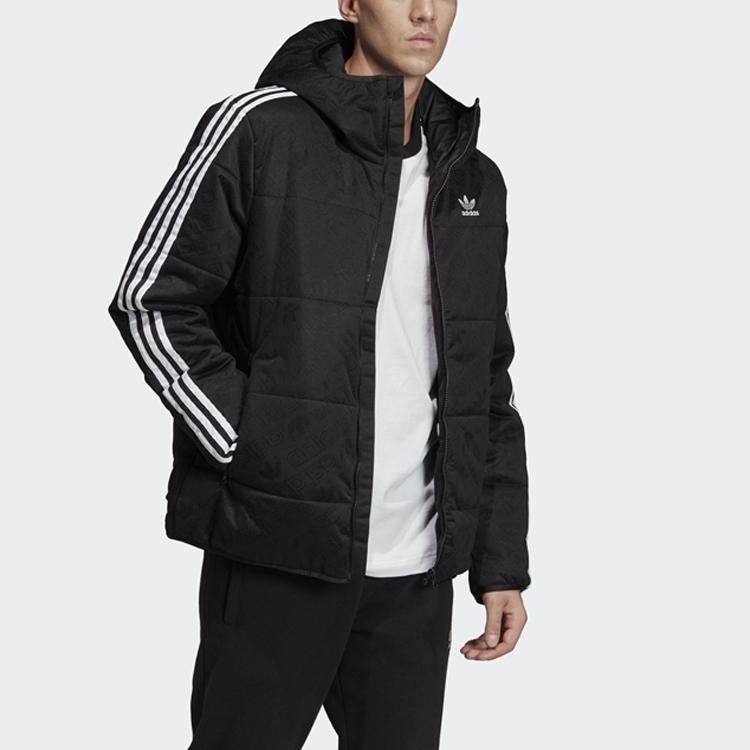 Adidas Originals Three-Quarter Zip Jacket Men Jackets Black ED5830