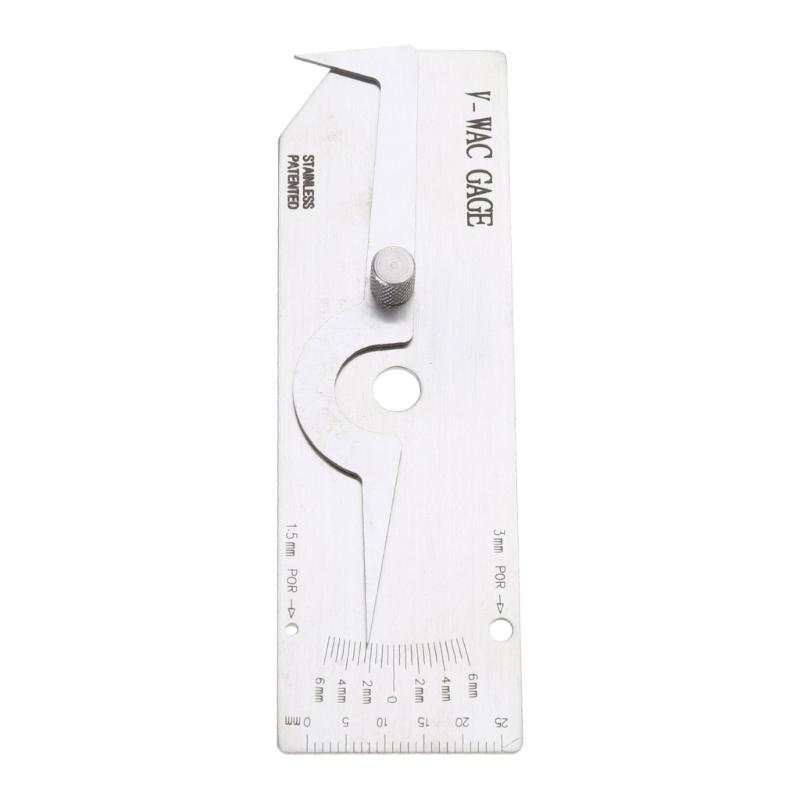 Metric Imperial Welding Gauge Biting Edge Undercut Inspection Height Depth Weld for Woodworking Home Decoration