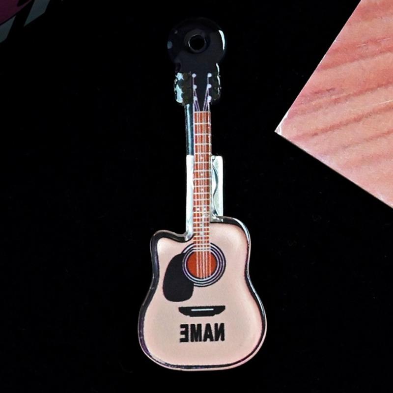 Gitarren Haarnadel für Teenager Elegante Haarspange 2000er Anime Mädchen Niedliche Haarform Dekorationen