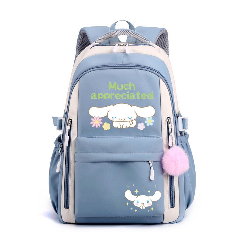 Cartoon Puppy Printed College Style Backpack Student Casual Schoolbag Large Capacity Student Schoolbag