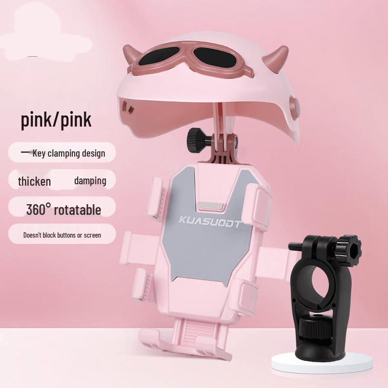 

Electric Scooter Phone Holder with Mini Helmet