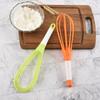 Kitchen Gadget 1pcs Multifunction Rotatable Balloon And Flat Whisk Egg Beater Plastic Hand Knead Dough Blender Egg Mixer Tools