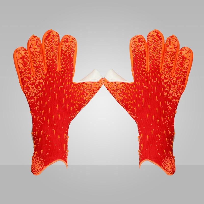 Professionele Voetbaldoelmanhandschoenen Kinderen Jeugd Voetbaltraining Met Dikke Latex Handpalm Antislip Grip