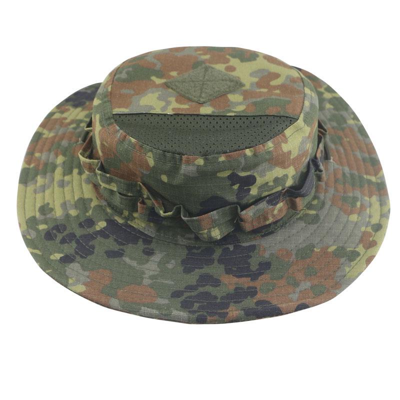 Breathable Camouflage Summer Bucket Hat - Military Tactical, Fisherman, and Hiking Sun Hat