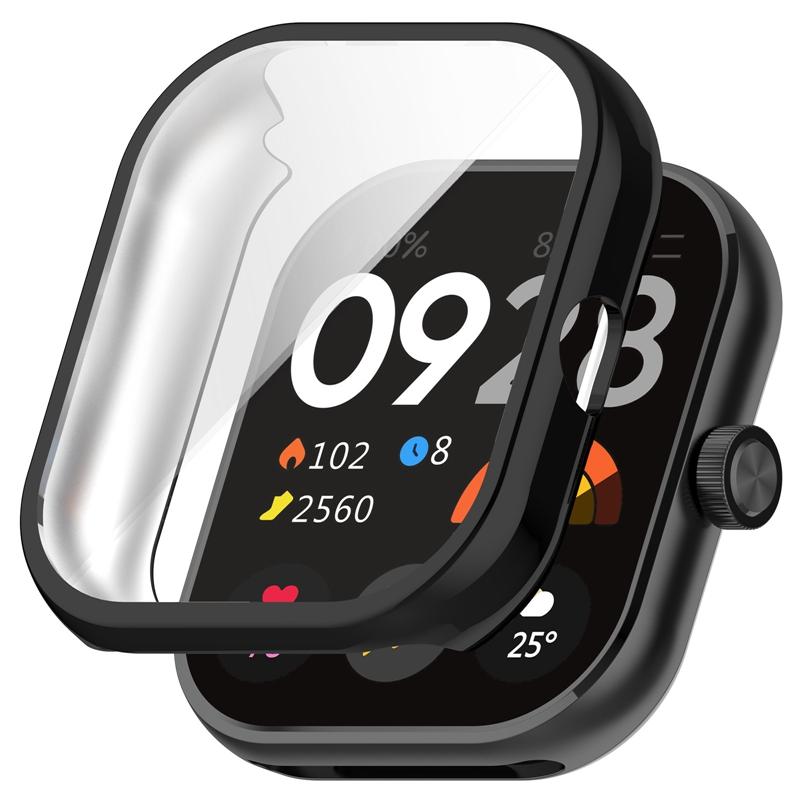 Weiches Vollschutzgehäuse+Gehärtetes Glas Für Redmi Watch 4 Schutzhüllen Displayschutzfolie + Hülle auf Red mi Watch4