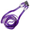 Be MIX Flat Micro USB Cable for Charging and Synchronizing 2.0A PURPLE Flat Cable 1 M