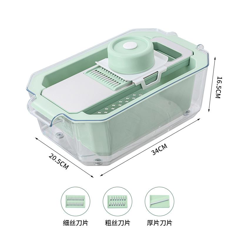 Shredded Potato Silk Wiping Artifact Multifunctional Vegetable Cutter Kitchen Household Coarse Shredded Radish Shredding Cutter