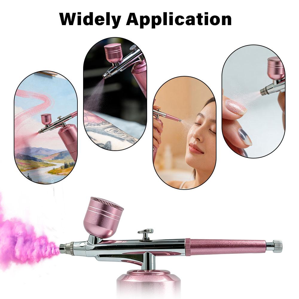 Airbrush with Compressor Mini Spray Gun for Painting Wireless Portable Airbrush Painting Paint Gun Airbrush Kit with Compressor