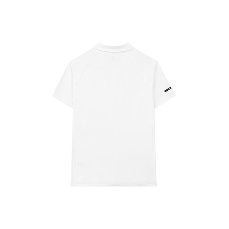 Fila Athletics Letter Print Sports Casual Short Sleeve Polo Shirt Men Polo Shirts Jade-White A11M131151F-WT