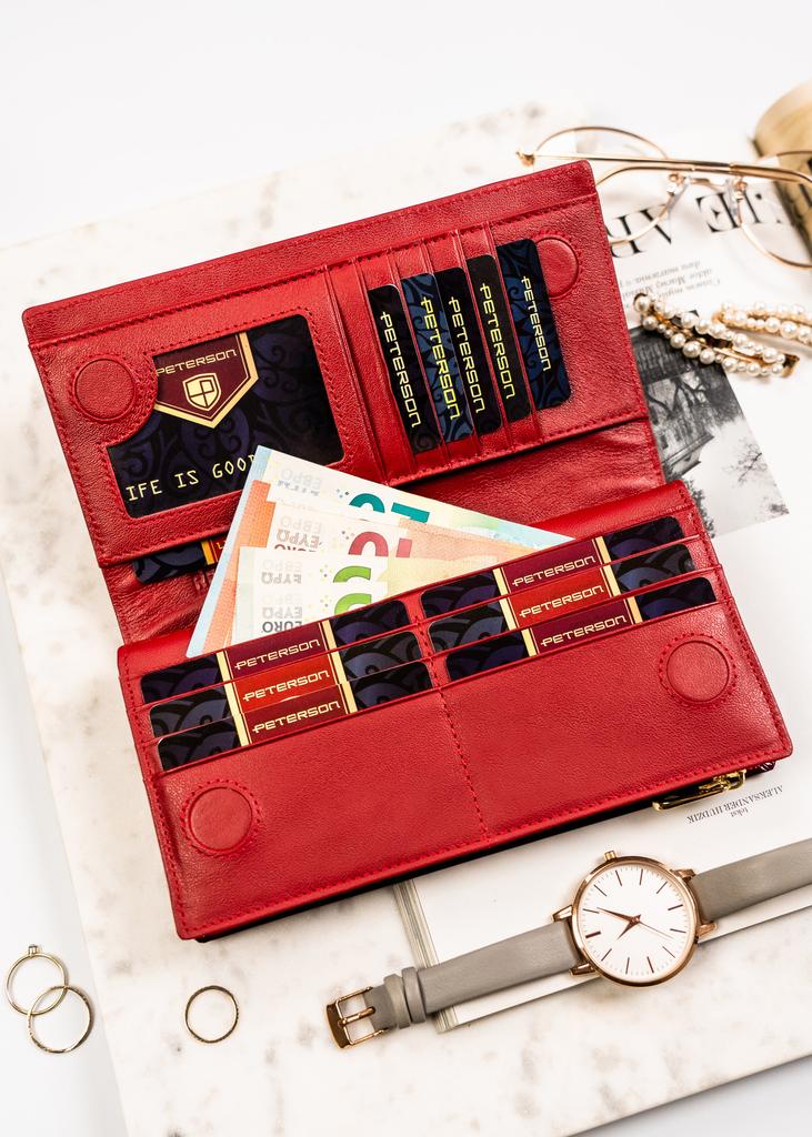 Women's wallet PTN BC-421431-0520 RED