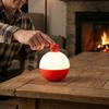 Relaxing Bedside Lighting Fishing Bobber Night Light, 3D Printed Rotating Fish Ball Lamp, Soft Warm Glow Birthday Gift for Lovers Table Light Bedroom,