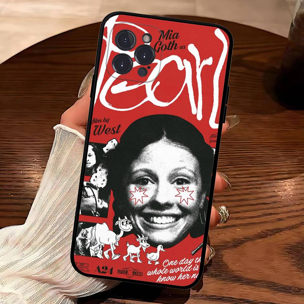 Horror Movie Pearl For IPhone 17 16 15 14 13 12 11 Pro Max 13 17Air Shockproof Soft Phone Cases Coque