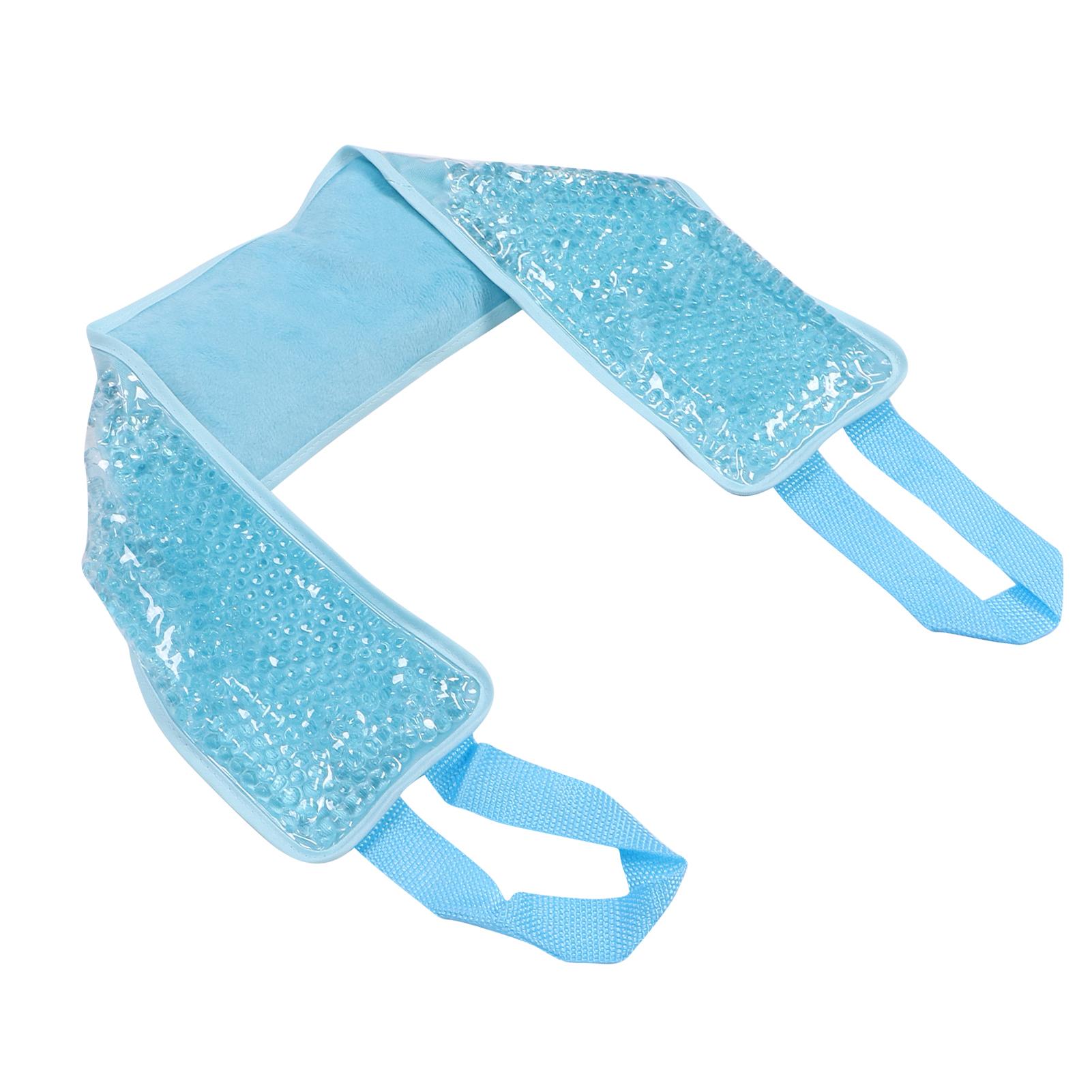 

Neck Ice Pack Hot Cold Compress Gel Pack Cooling Gel Ice Pad Bag for Neck Pain ReliefGrey синий