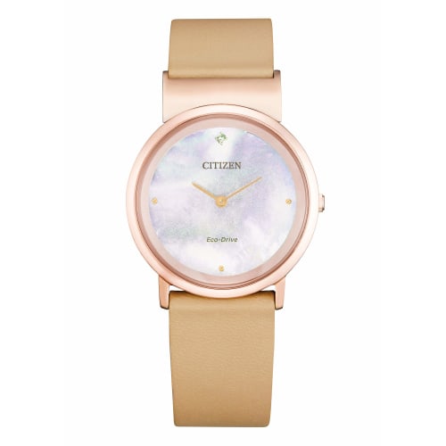 Citizen Women's Beige Watch EG7079-10Y