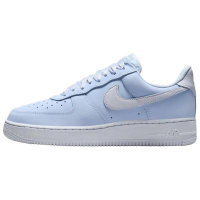 Air Force 1 Sapatos de Skate Respiráveis Feminino Azul Claro Cinza IR0871-400