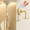 Zuignap Haken 360-graden Draaibare Wandmontage Organizer met 6 Haken Geen Boren Ophangrek voor Keuken Badkamer Commode Kookgerei Sleutels