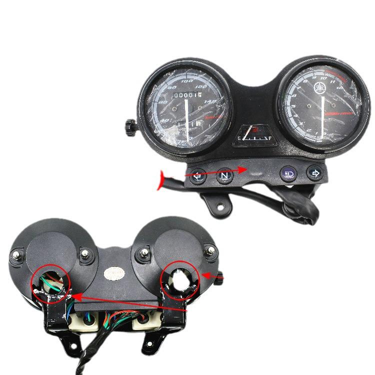 Tianjian YBR125 Euro II Motorcycle Speedometer and Odometer Assembly