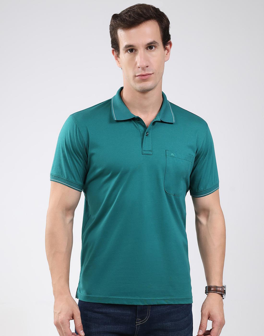 MONTE CARLO Heren Regular Fit T-shirt 3XL groen