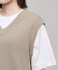 MUSINSA STANDARD WOMAN Women'S Lambswool Knit Vest [Beige]