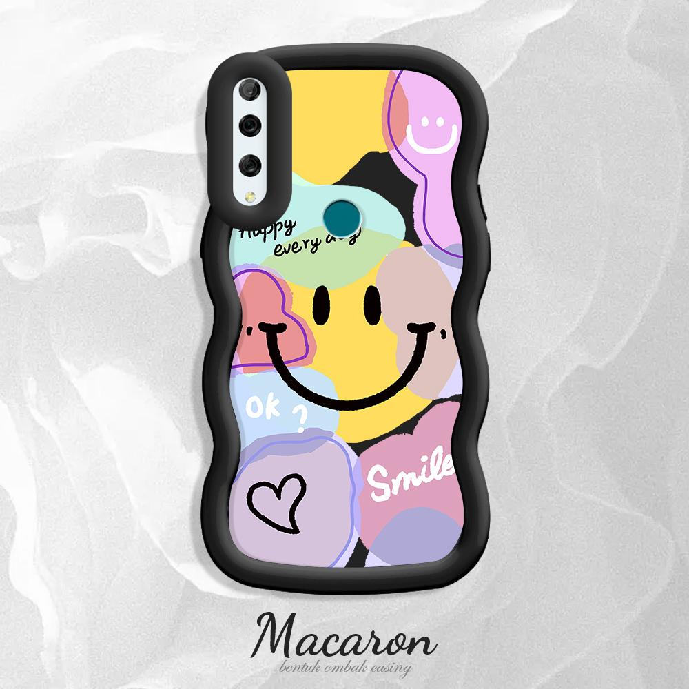 

Окрашенный узор Big Wave Edge Мягкий силиконовый материал Macaron чехол для телефона противоударный защитный резиновый чехол для iPhone Huawei Honor Infinix Tecno Tecno Spark 6 Go