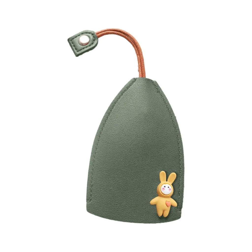 New Lovely Rabbit Car Key Holder Case Women Girls Pull Type Key Bag PU Leather Key Wallets Housekeepers Keychain Pouch Organizer