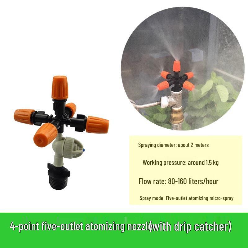 360° Rotating Micro-Spray Upside Down Greenhouse Irrigation Sprinkler