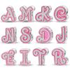 Copper Original 26 Barbie Pink Letters Charm Beads Fits Bracelet Bangle Necklace Women Luxury Diy Jewelry Fine Gift