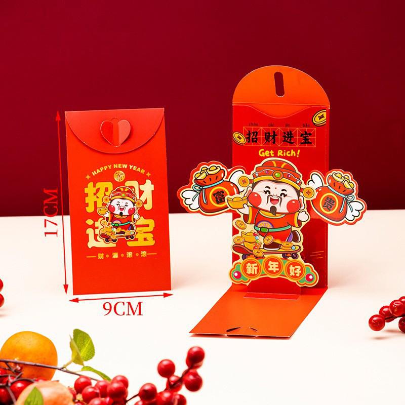 2026Red Envelopes Year of the Horse, Chinese New Year Hongbao, Lucky Money Pockets, Spring Festival Gift, Traditional Red Pocket