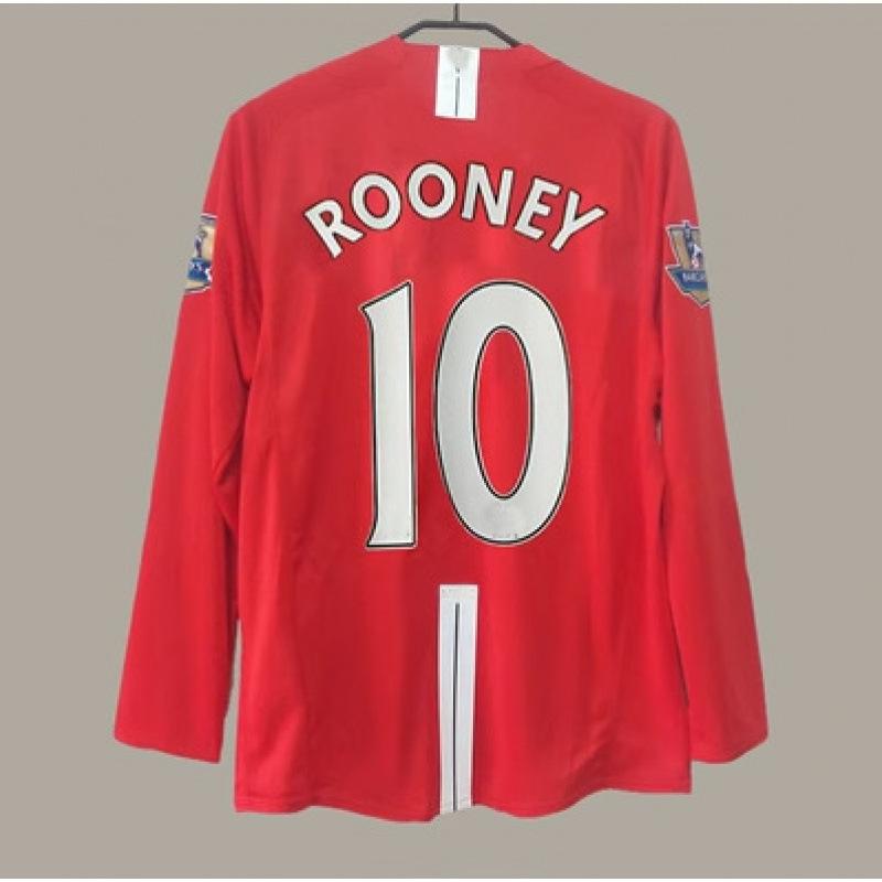 Retro Football Jersey Popular AC22 Kaka 80 Ronaldinho Manchester United Red Devils Santos 11 Source Manufacturer