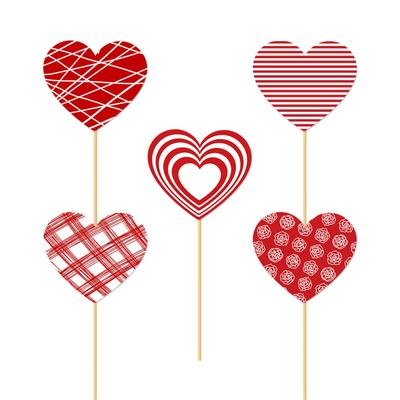 Valentinstag Dekorative Dreieckige Vaseneinsätze, Dekorationsrequisiten, Hochzeitsartikel für Paare, Partyzubehör