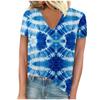 vintage women bee print t shirt short sleeve v neck tops comfortable t-shirts