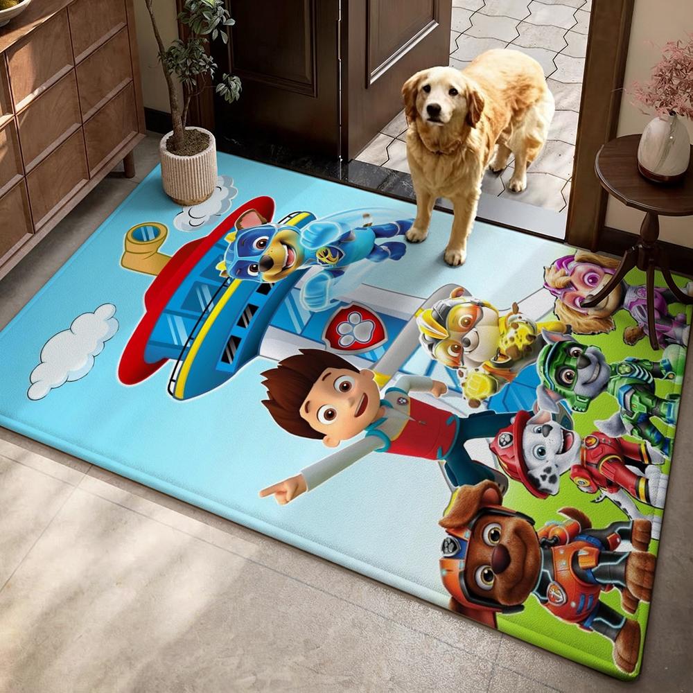 Paw Patrol Rescue Mission Indoor Rug Soft Nonslip Carpet For Living Room Hallway Balcony Home Decor Great Holiday Gift