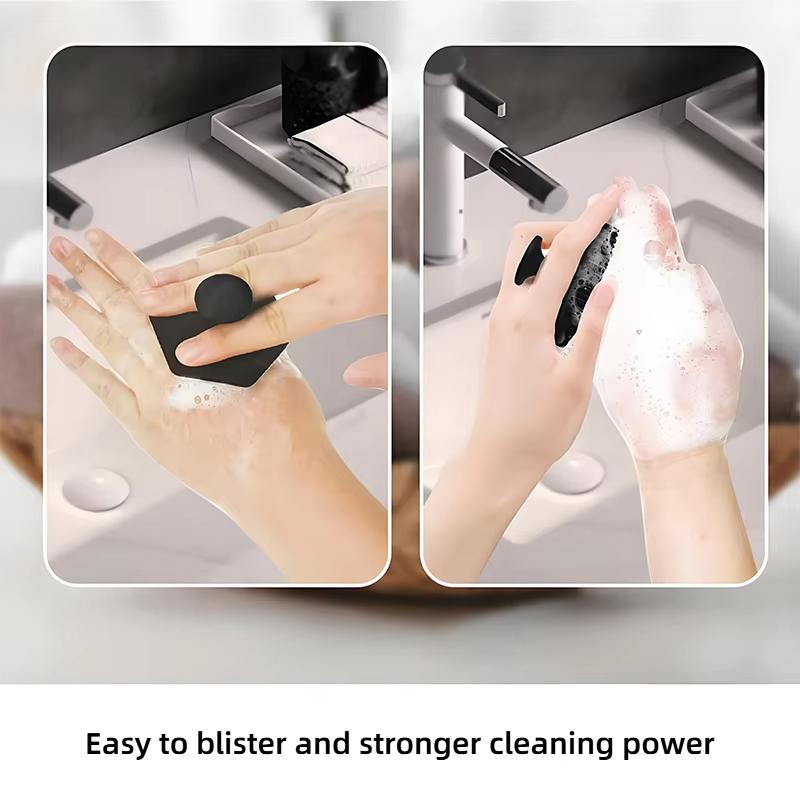 Peeling Silikon Gesichtsreinigungsbürste Reiniger Rutschfester Griff Körperbürste Reinigt und massiert die Haut Badezimmerzubehör