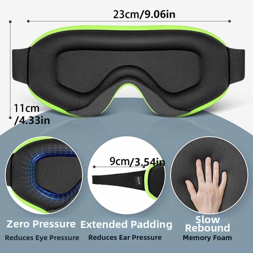 Soft Padded Blocking Light Eye Mask Relax Blindfold Eye Shade Blindfold 3D Sleeping Mask  Relax
